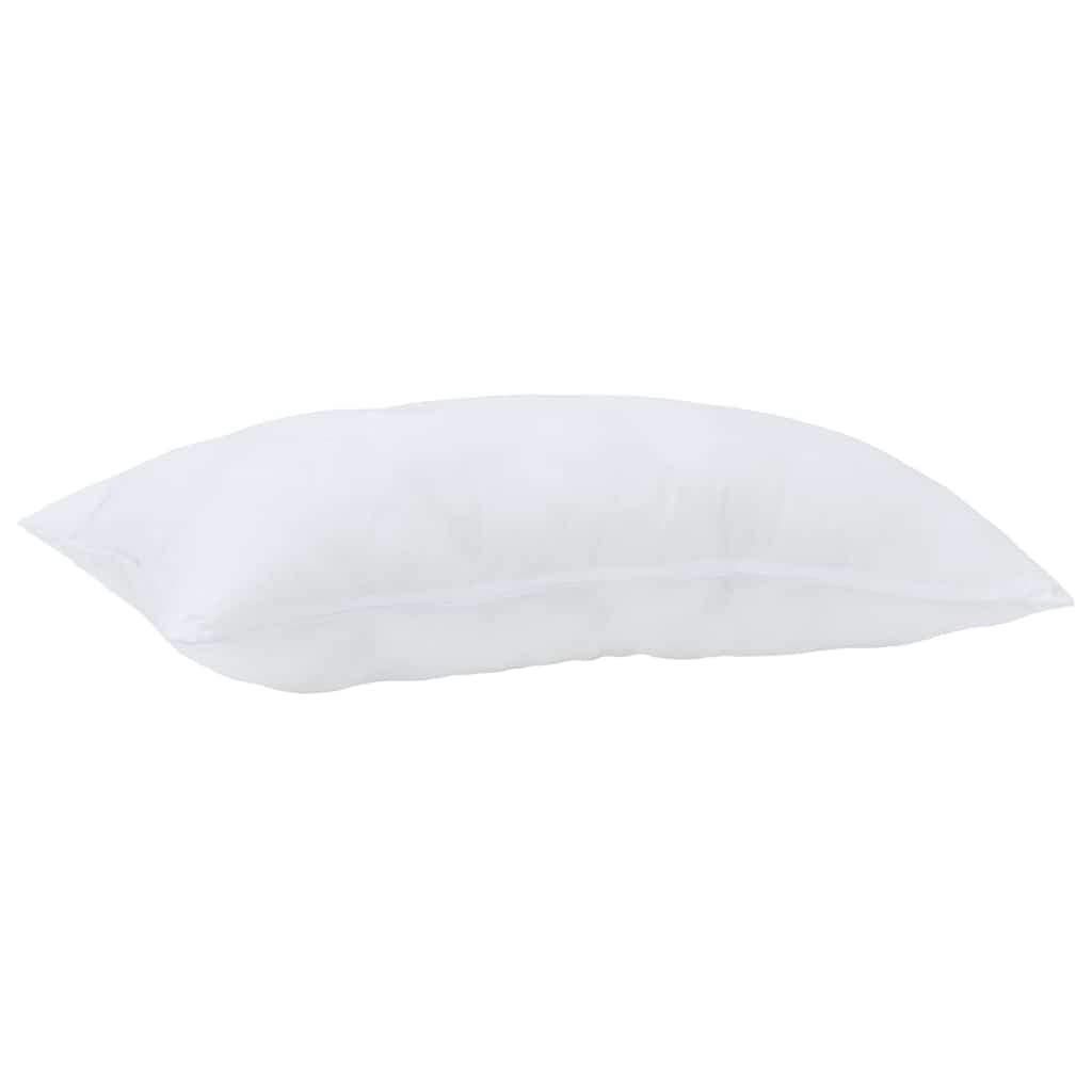 2-i-1 Dyne med pute 2 pcs Hvit 135 x 200 cm Mikrofiber
