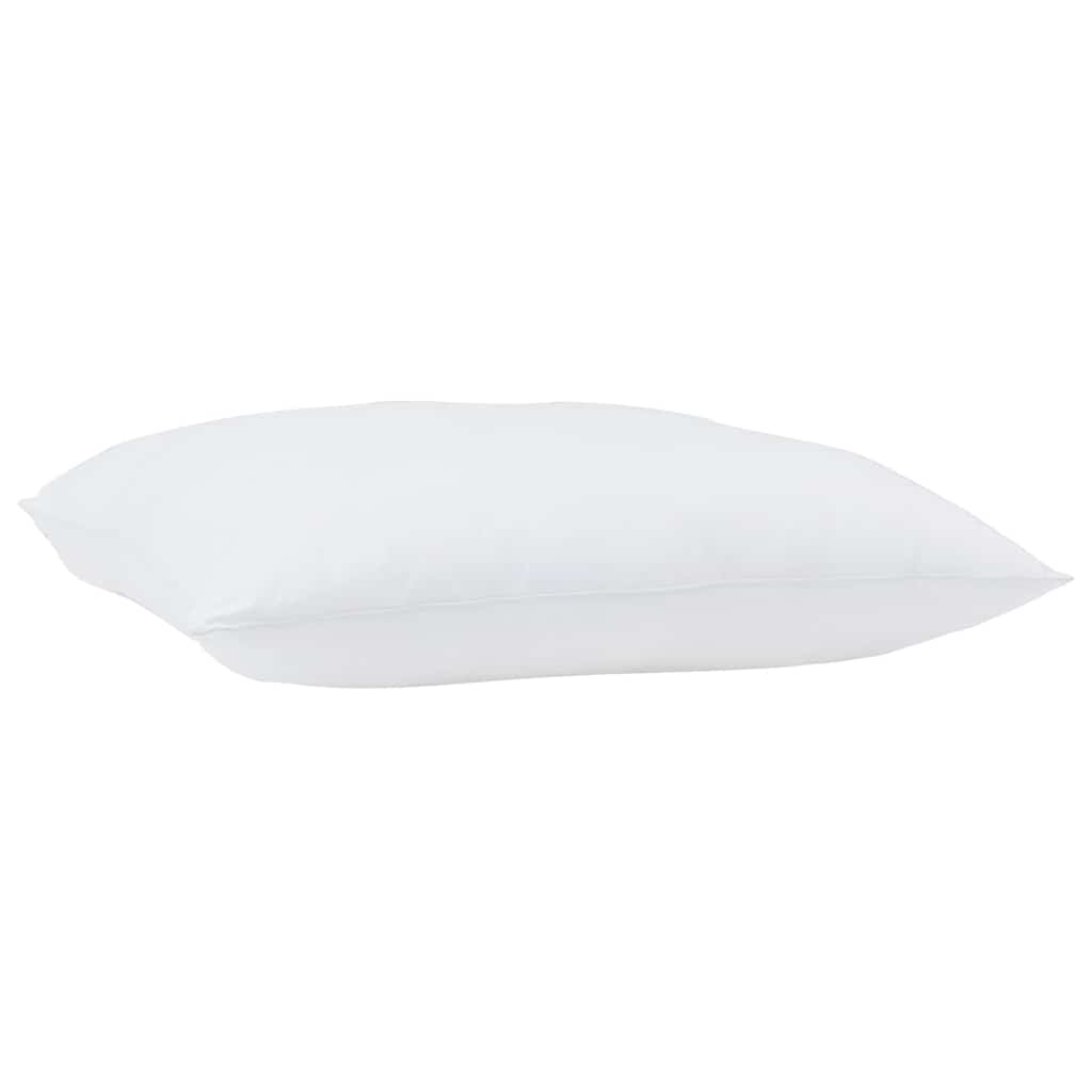 2-i-1 Dyne med pute 2 pcs Hvit 135 x 200 cm Mikrofiber