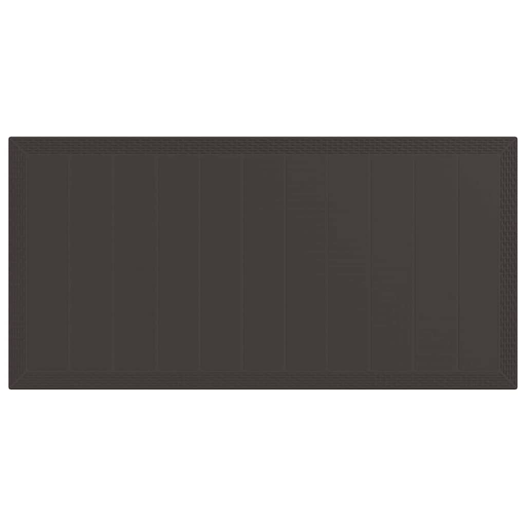 Hagebord Brun 200 x 100 x 73 cm polyrotting