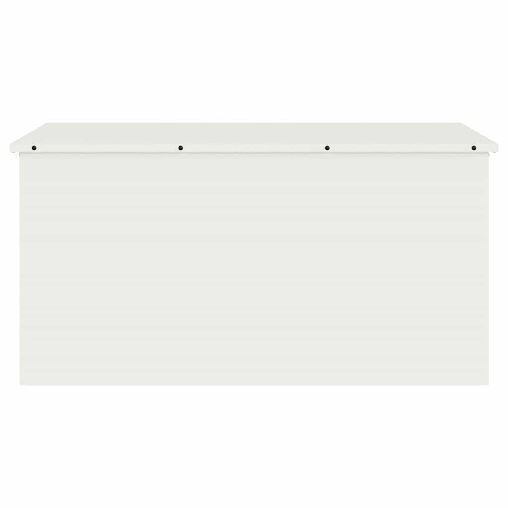 Utendørs Lagringsboks med lagring Hvit 100 x 50,5 x 50 cm Stål