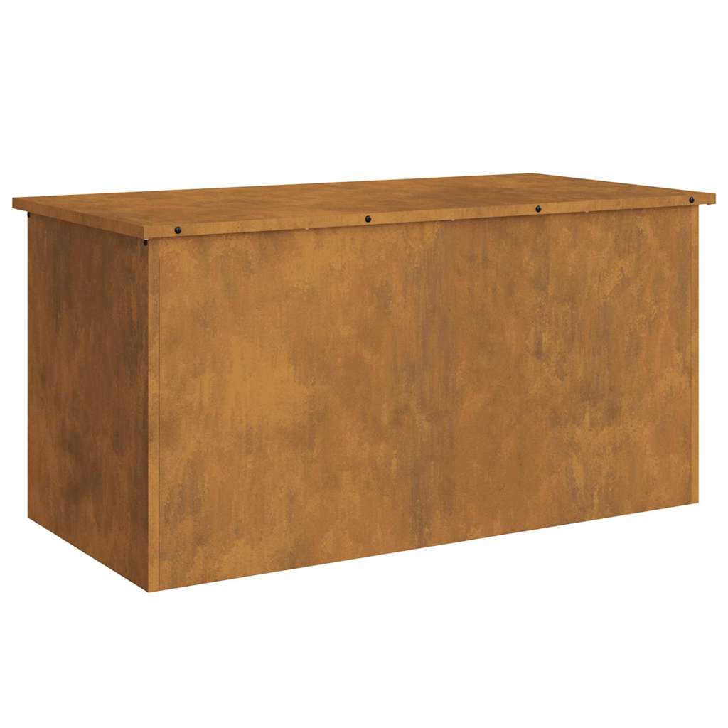 Utendørs Lagringsboks Rusten 100 x 50,5 x 50 cm Stål