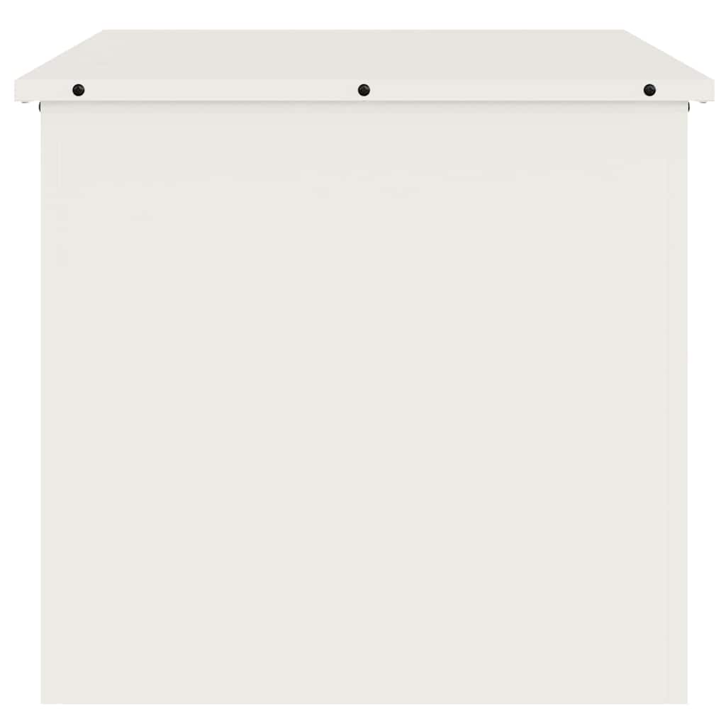 Utendørs Lagringsboks med lagring Hvit 55 x 50,5 x 50 cm Stål