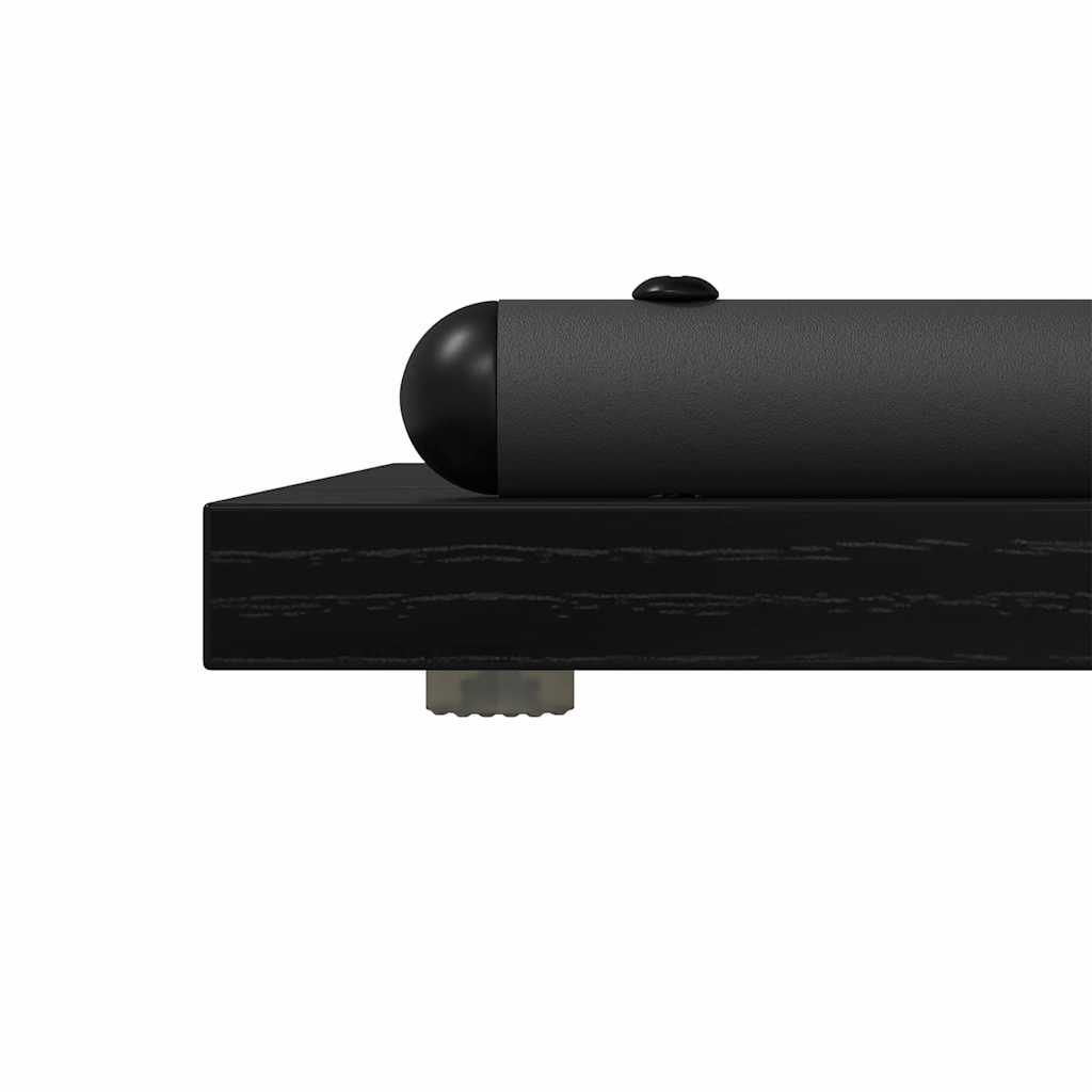 Konsollbord Svart eik 101 x 35 x 80.5 cm Konstruert tre