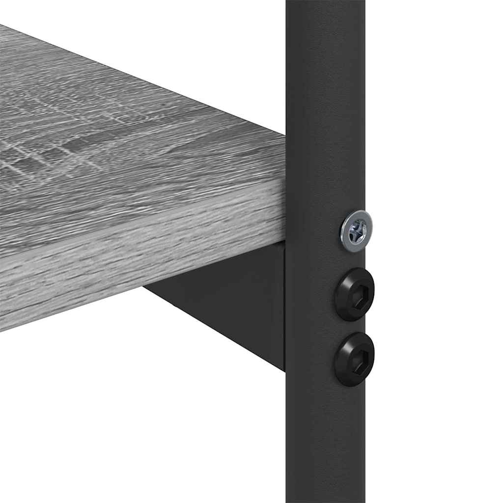 Konsollbord Grå sonoma 101 x 35 x 80.5 cm Konstruert tre