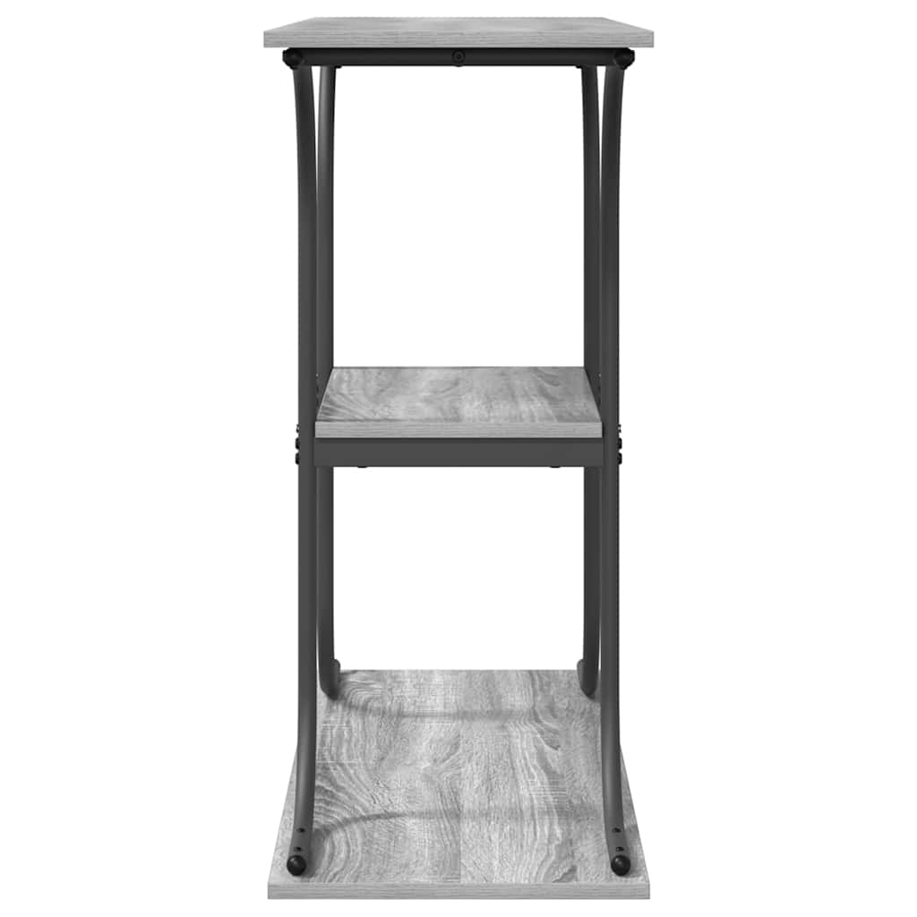 Konsollbord Grå sonoma 101 x 35 x 80.5 cm Konstruert tre