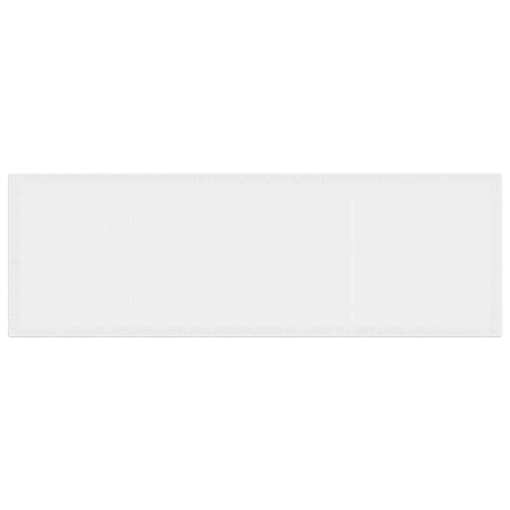 Hage Spisegruppe 11 pcs Hvit Rattan og Stål