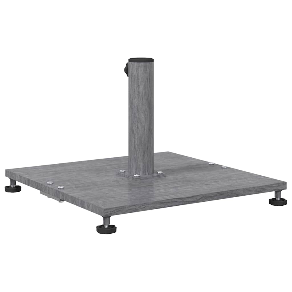 Uteliv parasollfester Mørkt tre 45 x 45 x 31 cm Stål