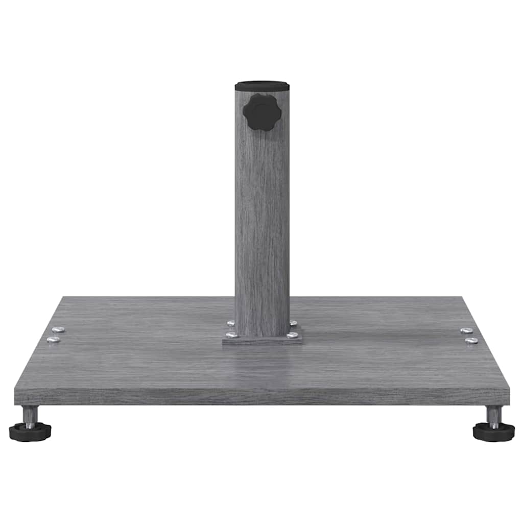 Uteliv parasollfester Mørkt tre 45 x 45 x 31 cm Stål
