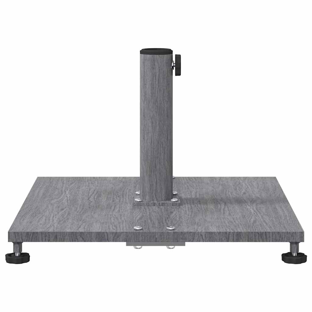 Uteliv parasollfester Mørkt tre 45 x 45 x 31 cm Stål