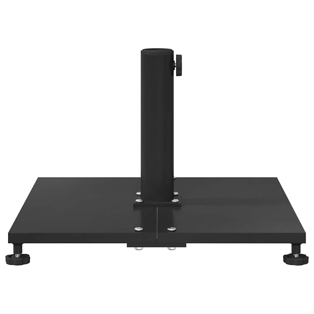 Uteliv parasollfester Svart 45 x 45 x 31 cm Stål