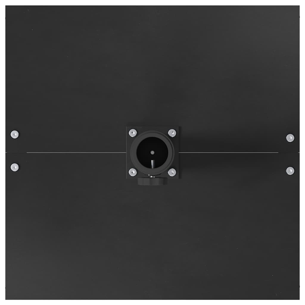 Uteliv parasollfester Svart 45 x 45 x 31 cm Stål