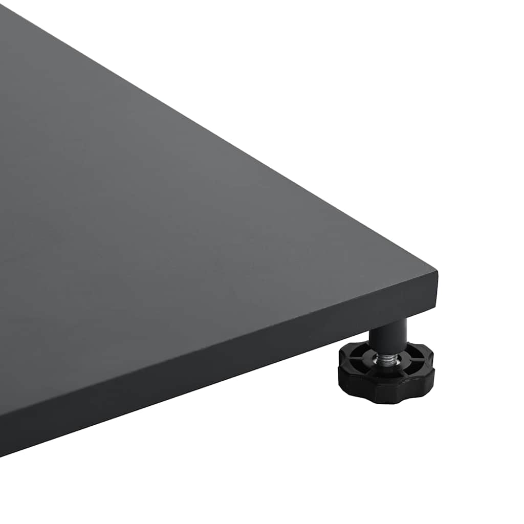 Uteliv parasollfester Mørke grå 45 x 45 x 31 cm Stål