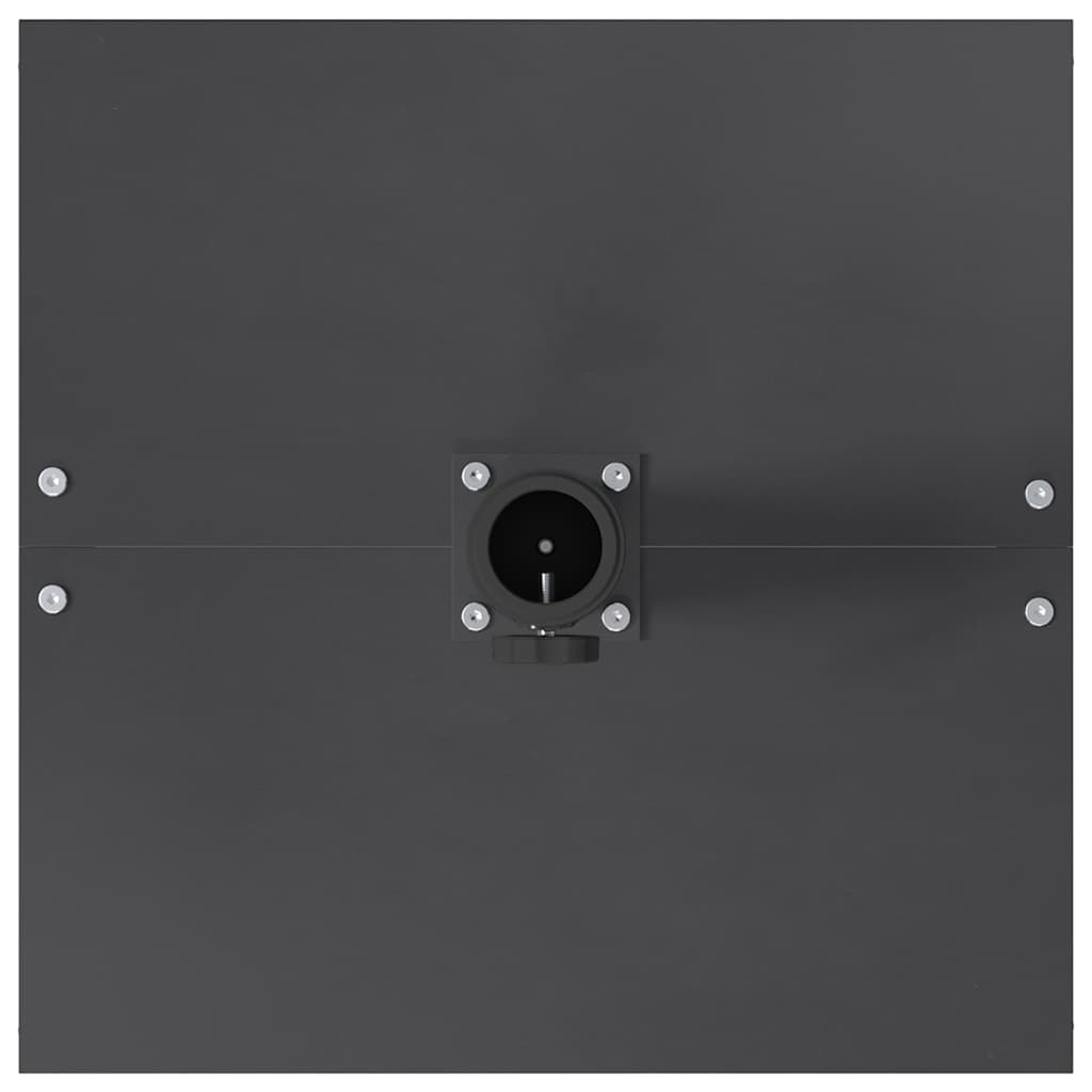 Uteliv parasollfester Mørke grå 45 x 45 x 31 cm Stål