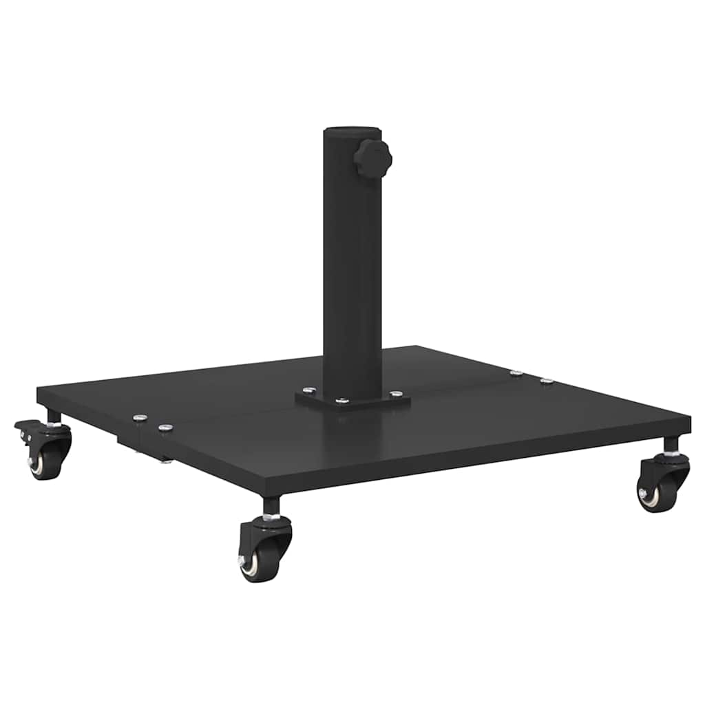 Uteliv parasollfester Svart 45 x 45 x 31.5 cm Stål