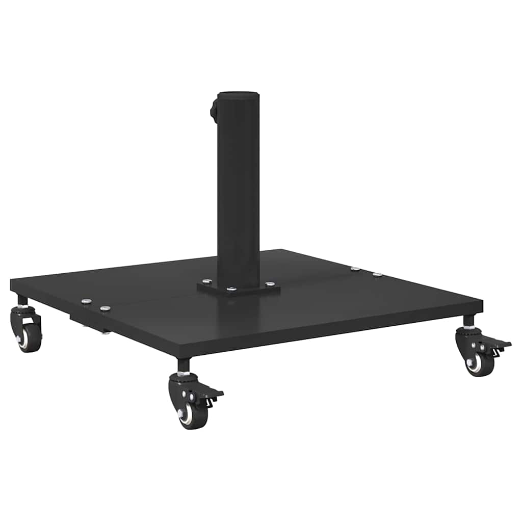 Uteliv parasollfester Svart 45 x 45 x 31.5 cm Stål