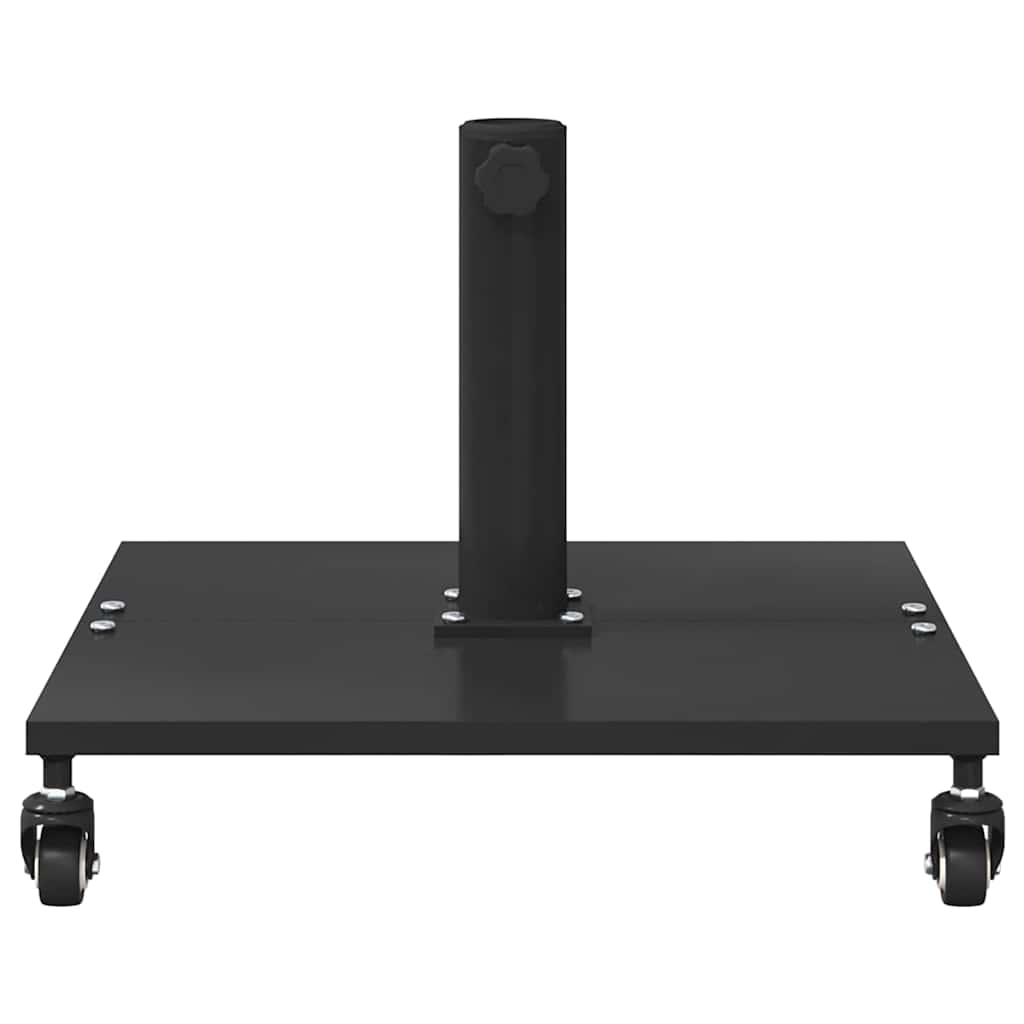 Uteliv parasollfester Svart 45 x 45 x 31.5 cm Stål