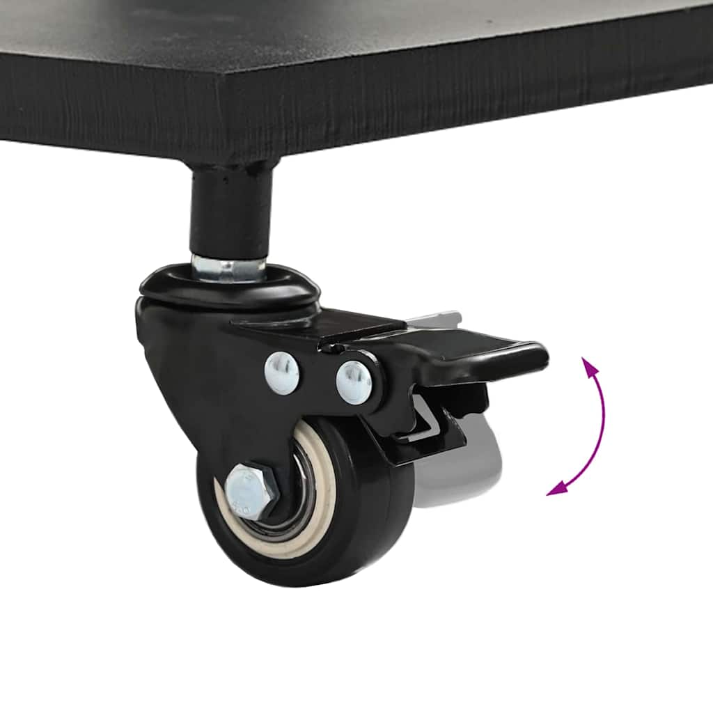 Uteliv parasollfester Svart 45 x 45 x 31.5 cm Stål