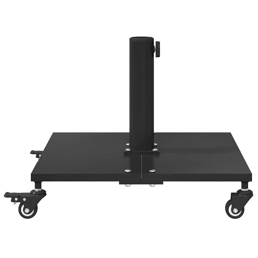 Uteliv parasollfester Svart 45 x 45 x 31.5 cm Stål