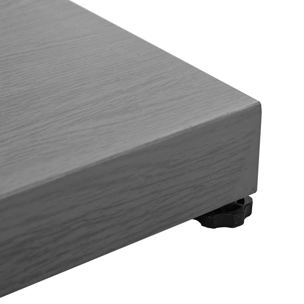 Uteliv parasollfester Mørkt tre 45 x 45 x 31.5 cm Stål, betong