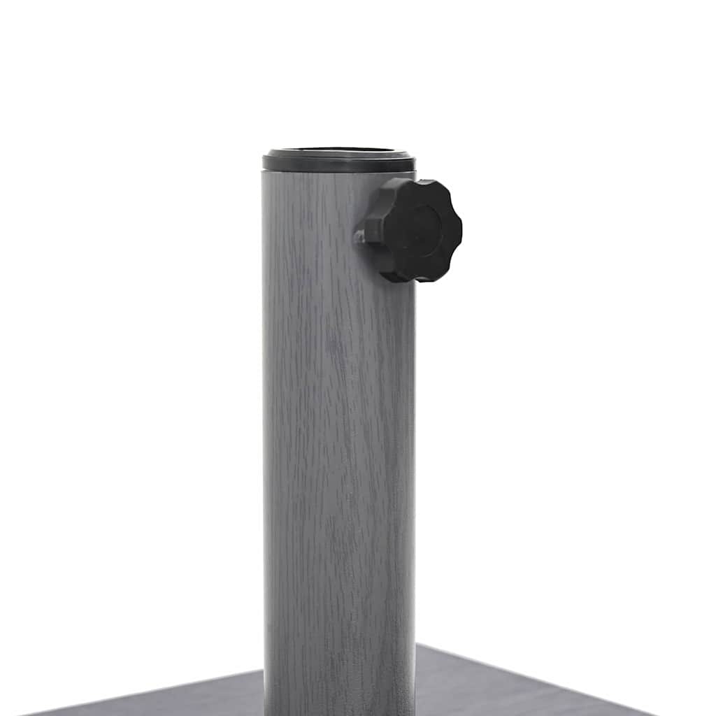 Uteliv parasollfester Mørkt tre 45 x 45 x 31.5 cm Stål, betong