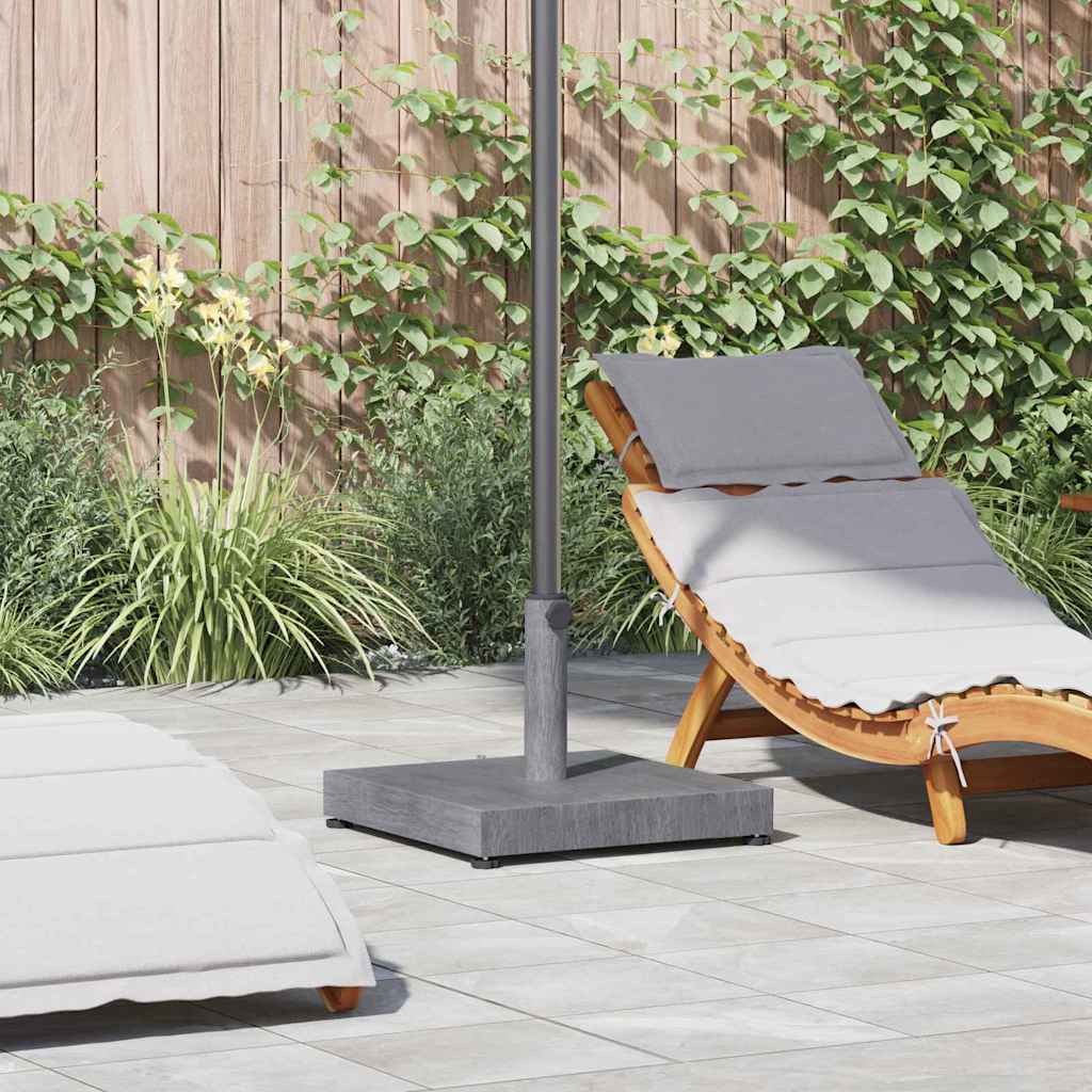 Uteliv parasollfester Mørkt tre 45 x 45 x 31.5 cm Stål, betong