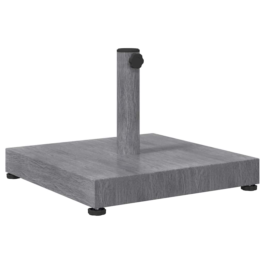 Uteliv parasollfester Mørkt tre 45 x 45 x 31.5 cm Stål, betong