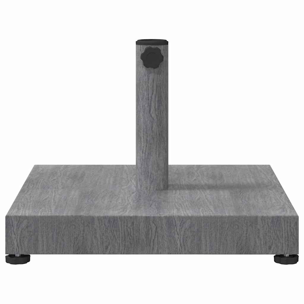 Uteliv parasollfester Mørkt tre 45 x 45 x 31.5 cm Stål, betong
