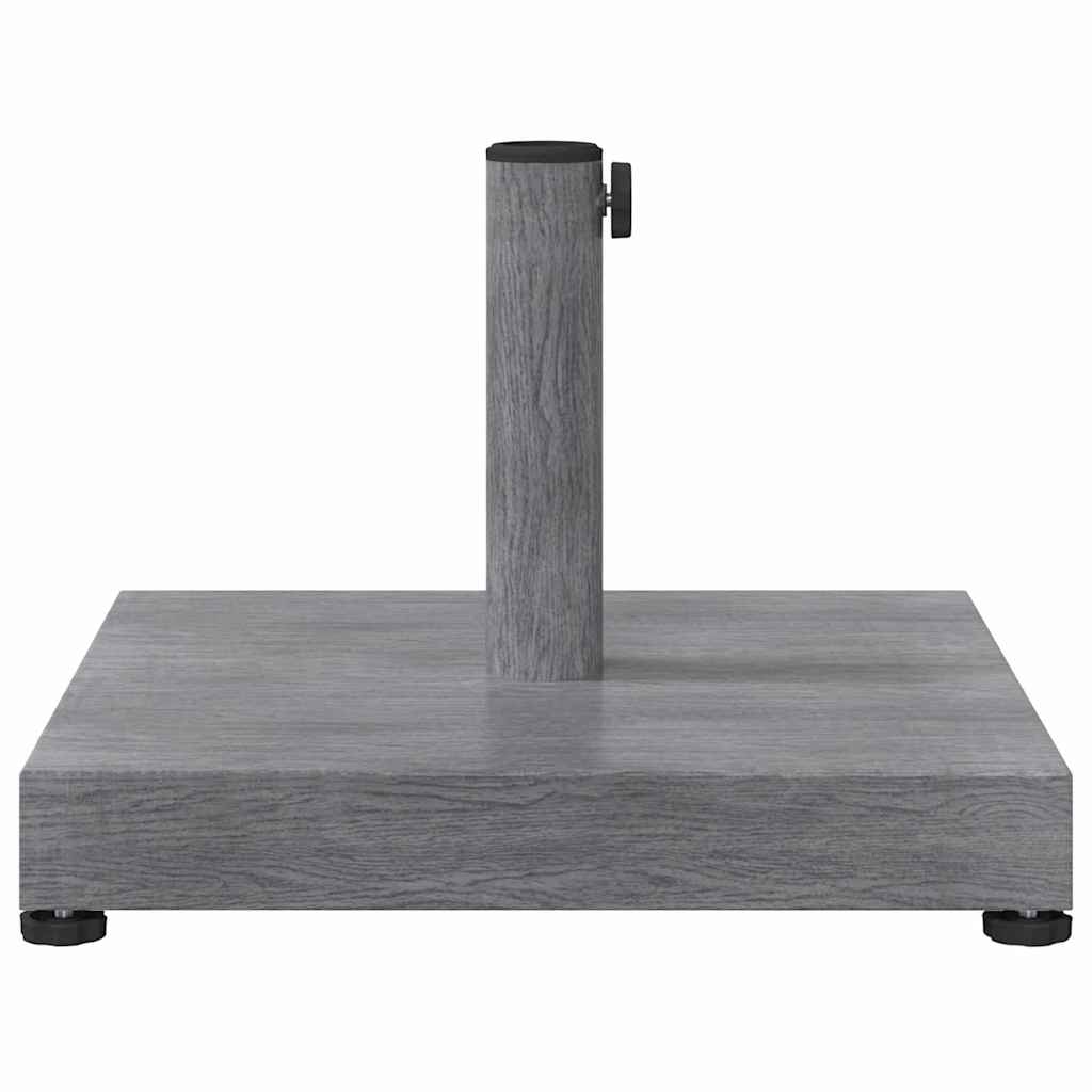 Uteliv parasollfester Mørkt tre 45 x 45 x 31.5 cm Stål, betong