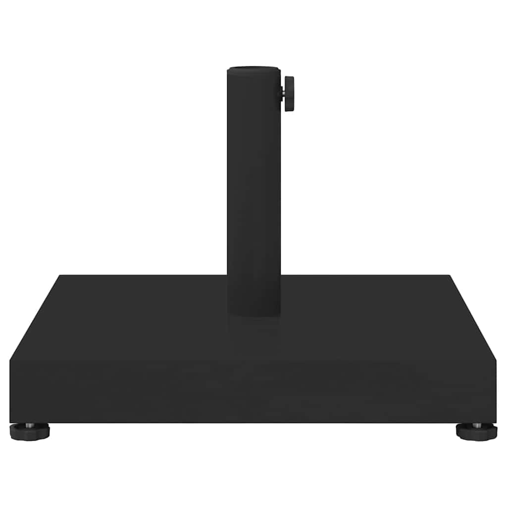 Uteliv parasollfester Svart 45 x 45 x 31.5 cm Stål, betong