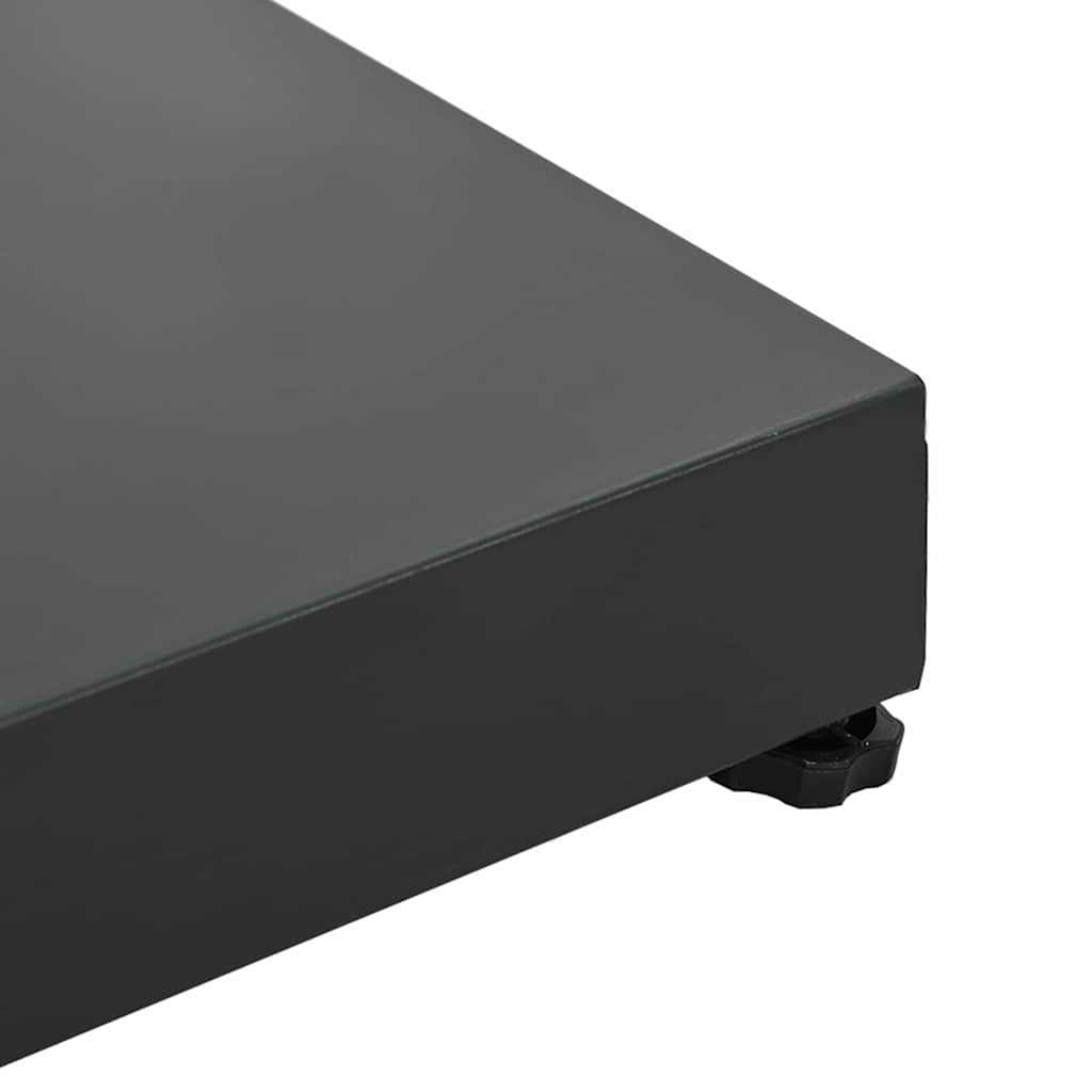 Uteliv parasollfester Mørke grå 45 x 45 x 31.5 cm Stål, betong