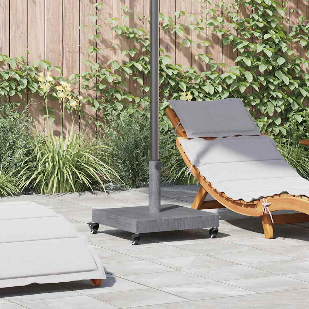 Uteliv parasollfester Mørkt tre 45 x 45 x 32 cm Stål, betong