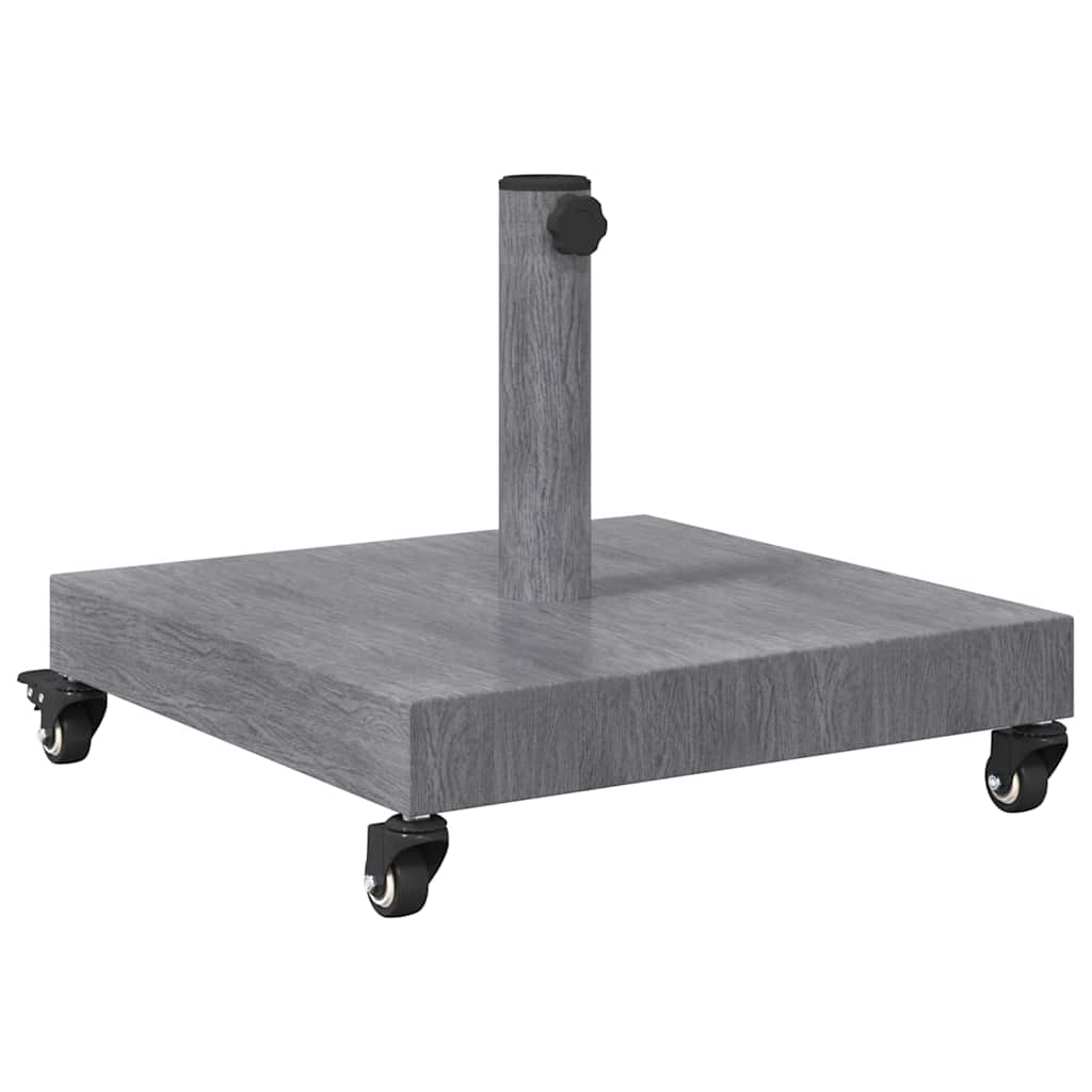 Uteliv parasollfester Mørkt tre 45 x 45 x 32 cm Stål, betong