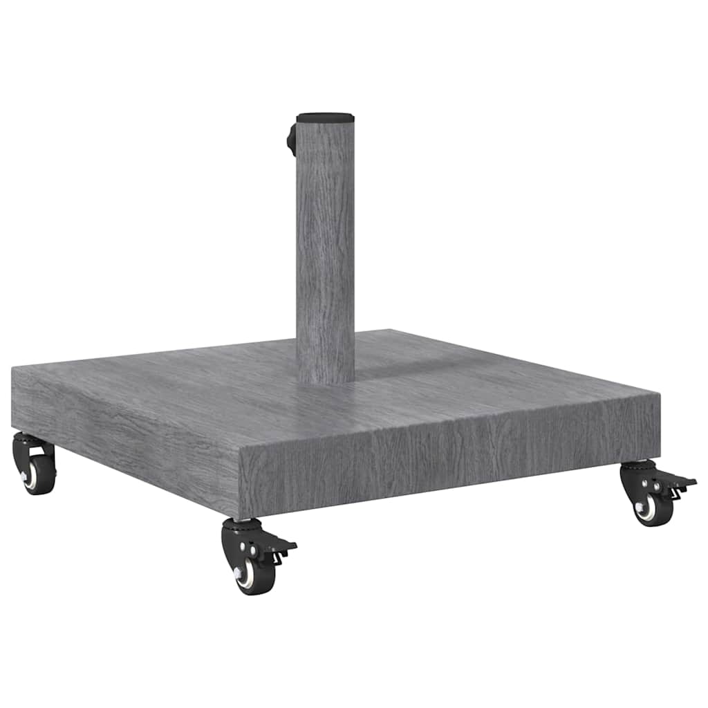 Uteliv parasollfester Mørkt tre 45 x 45 x 32 cm Stål, betong