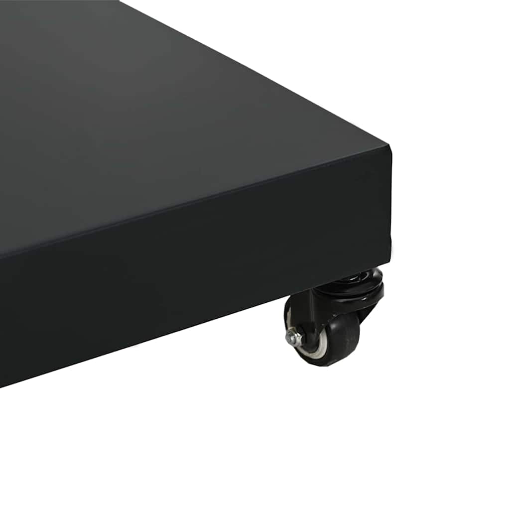 Uteliv parasollfester Svart 45 x 45 x 32 cm Stål, betong