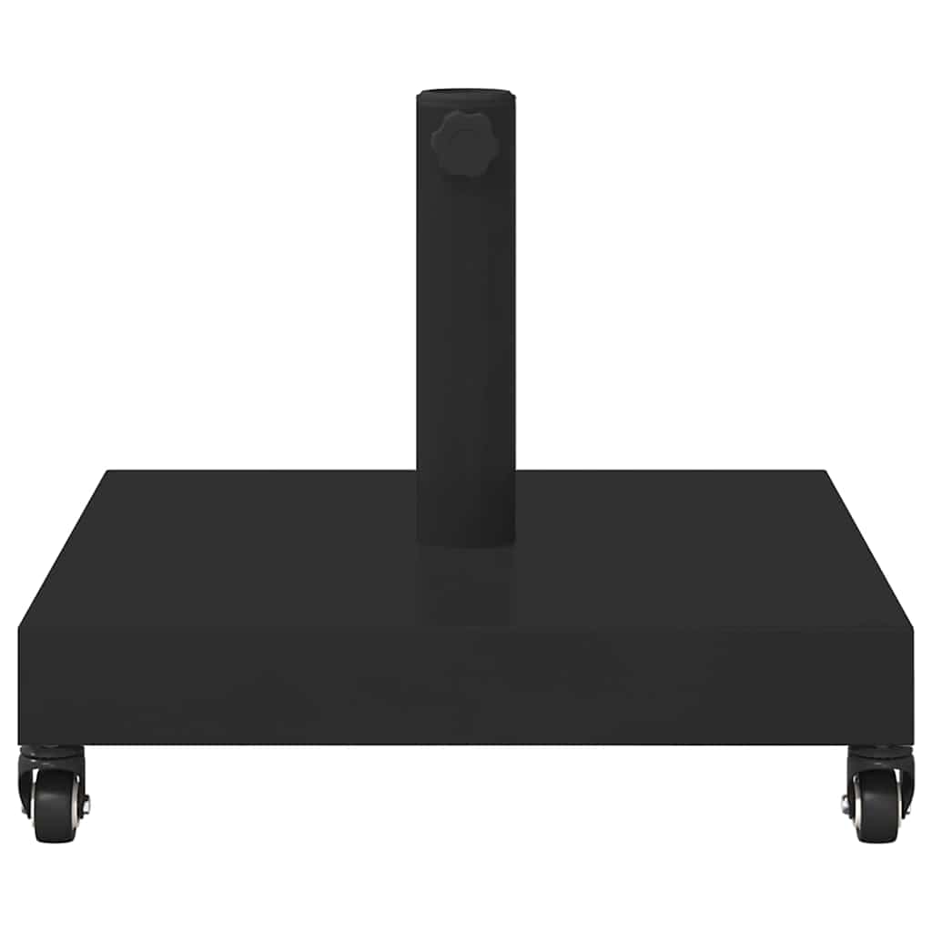 Uteliv parasollfester Svart 45 x 45 x 32 cm Stål, betong