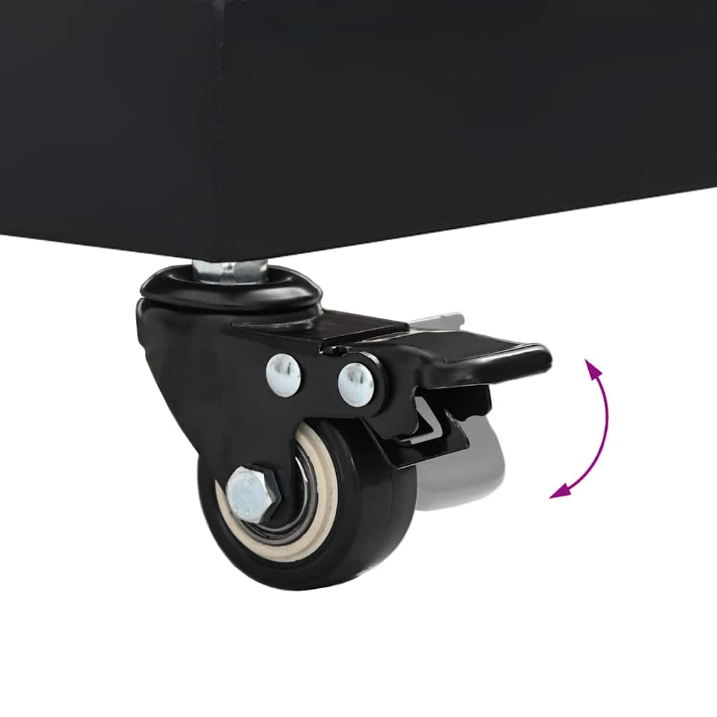 Uteliv parasollfester Svart 45 x 45 x 32 cm Stål, betong