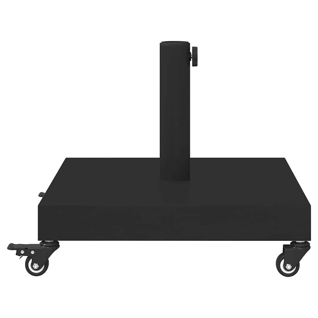Uteliv parasollfester Svart 45 x 45 x 32 cm Stål, betong