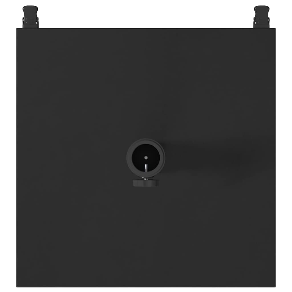 Uteliv parasollfester Svart 45 x 45 x 32 cm Stål, betong