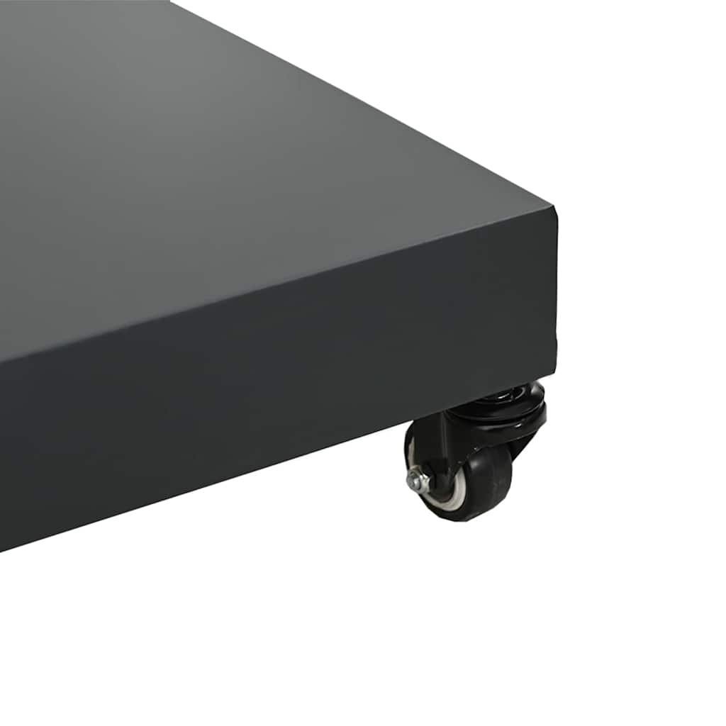 Uteliv parasollfester Mørke grå 45 x 45 x 32 cm Stål, betong