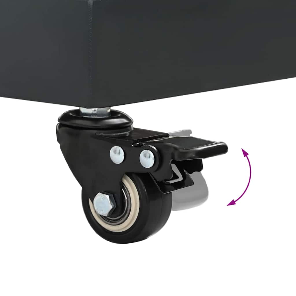 Uteliv parasollfester Mørke grå 45 x 45 x 32 cm Stål, betong