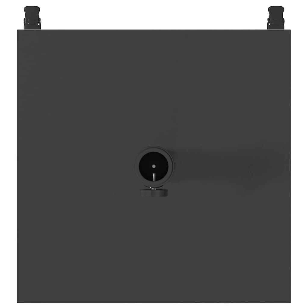 Uteliv parasollfester Mørke grå 45 x 45 x 32 cm Stål, betong