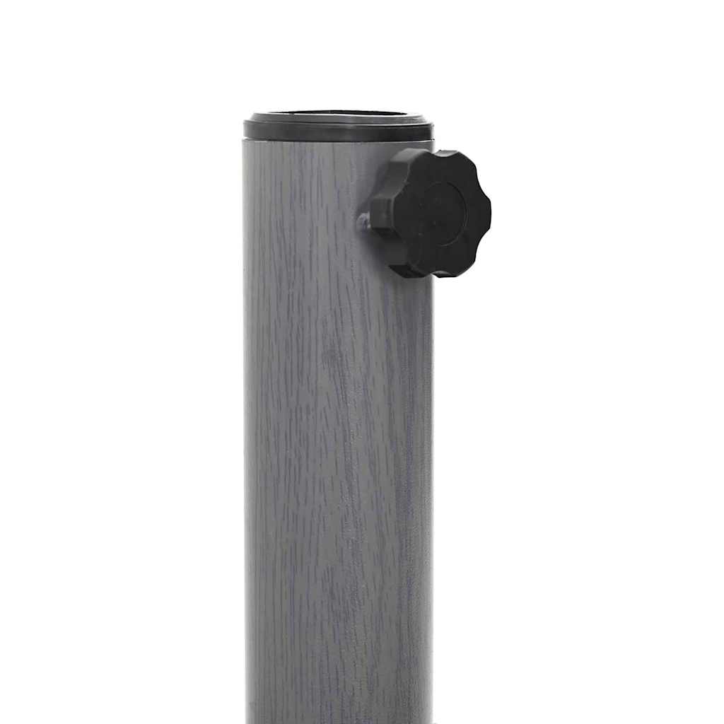 Uteliv parasollfester Mørkt tre 48 x 48 x 32 cm Stål, betong