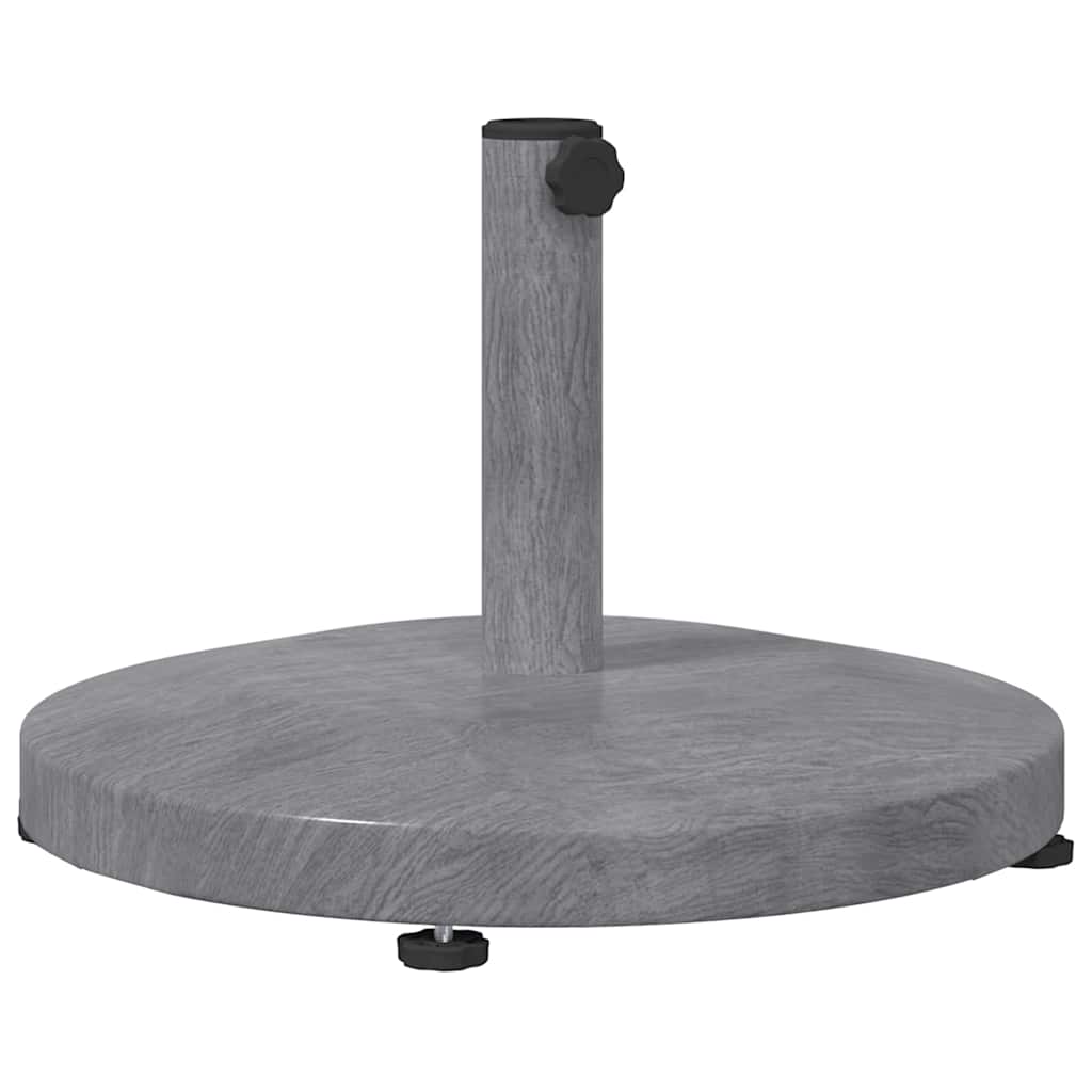 Uteliv parasollfester Mørkt tre 48 x 48 x 32 cm Stål, betong