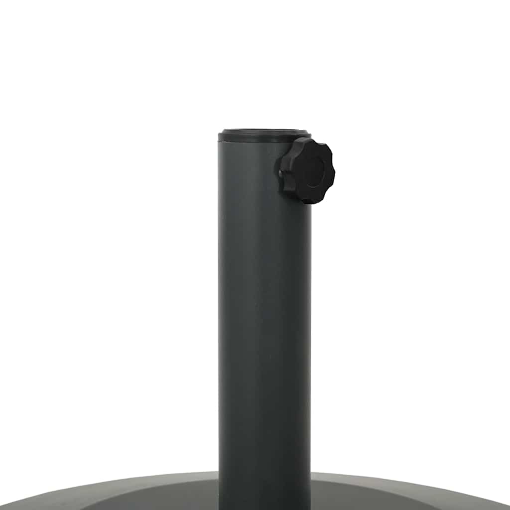 Uteliv parasollfester Mørke grå 48 x 48 x 32 cm Stål, betong
