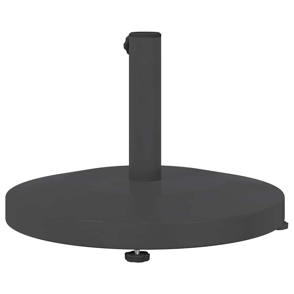 Uteliv parasollfester Mørke grå 48 x 48 x 32 cm Stål, betong