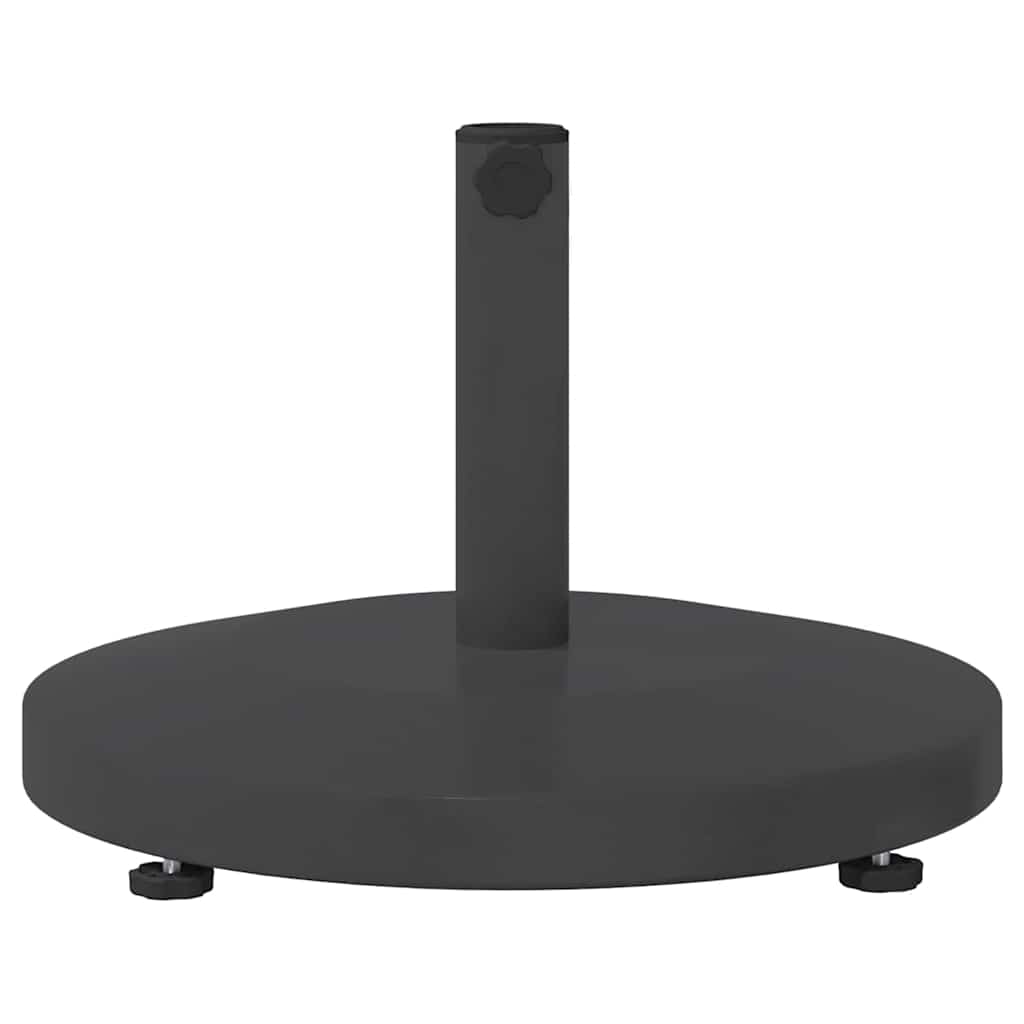 Uteliv parasollfester Mørke grå 48 x 48 x 32 cm Stål, betong