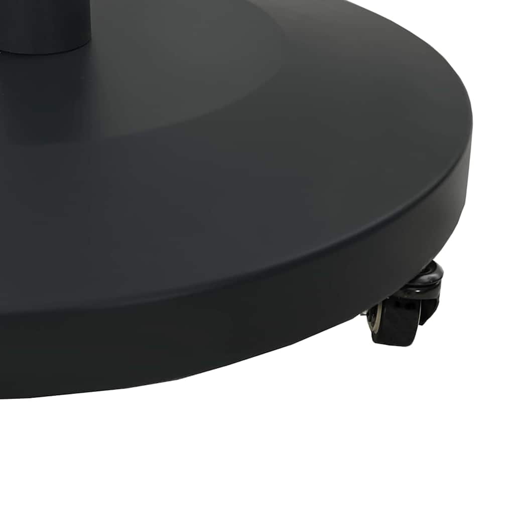 Uteliv parasollfester Svart 48 x 48 x 32.5 cm Stål, betong