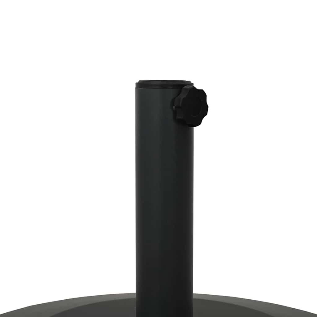 Uteliv parasollfester Svart 48 x 48 x 32.5 cm Stål, betong