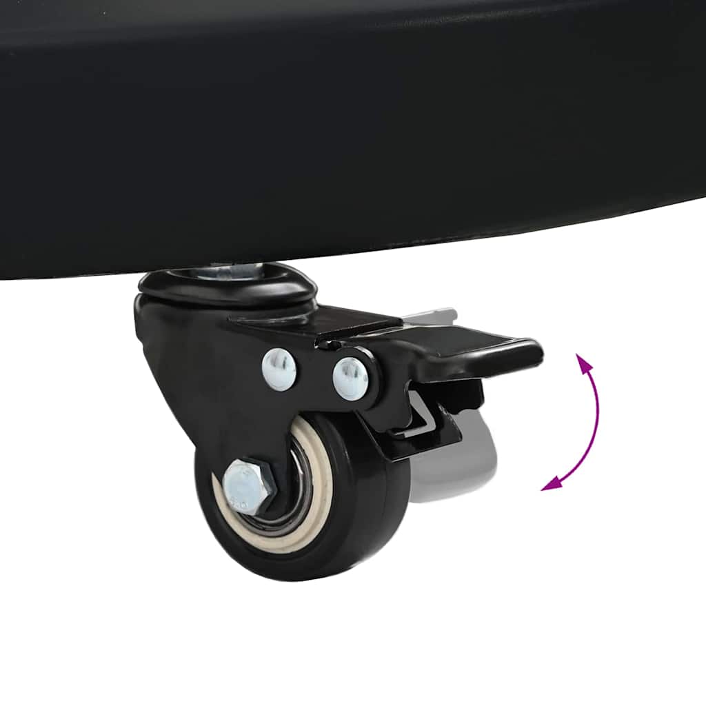 Uteliv parasollfester Svart 48 x 48 x 32.5 cm Stål, betong