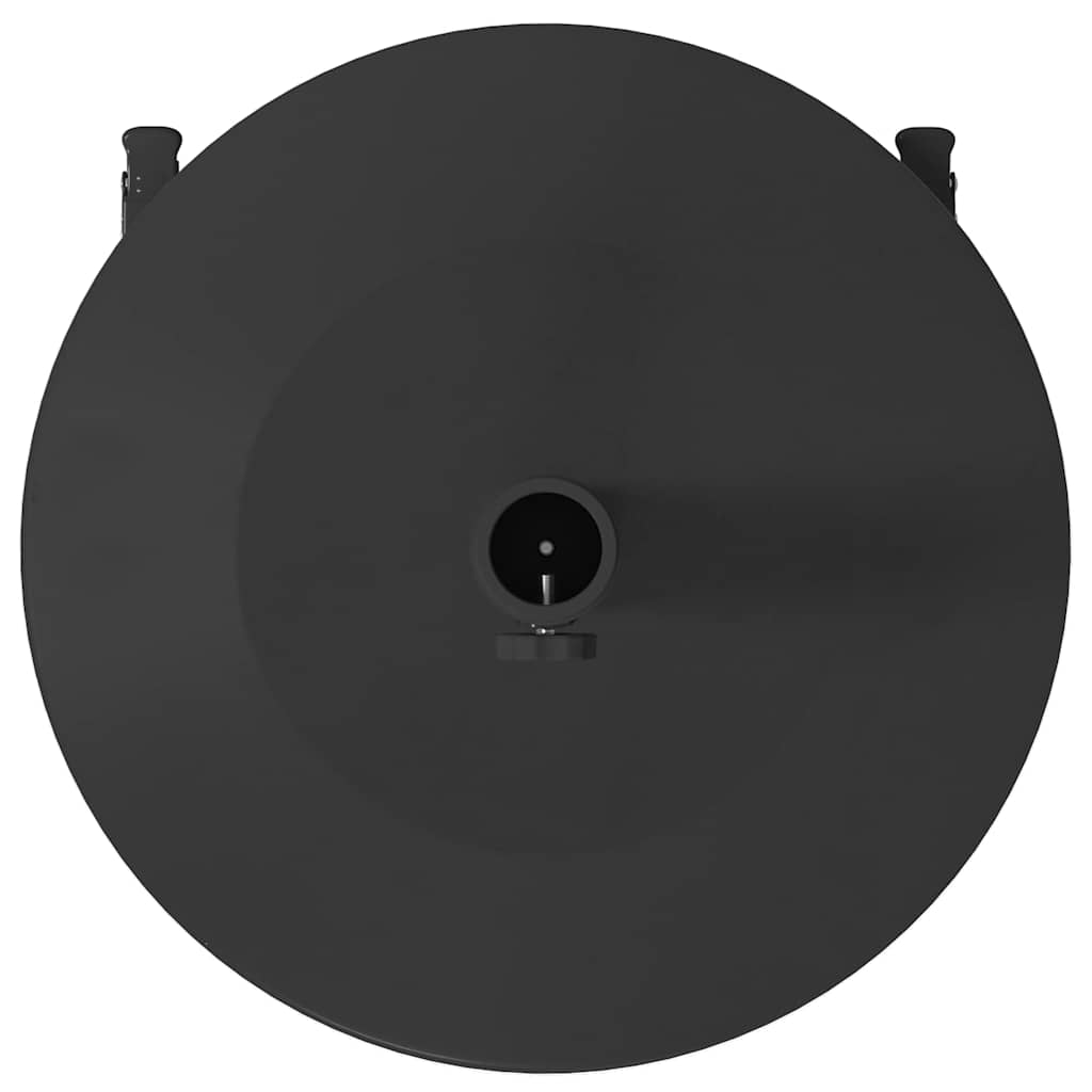 Uteliv parasollfester Svart 48 x 48 x 32.5 cm Stål, betong